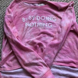 Busy Doing Nothing tee